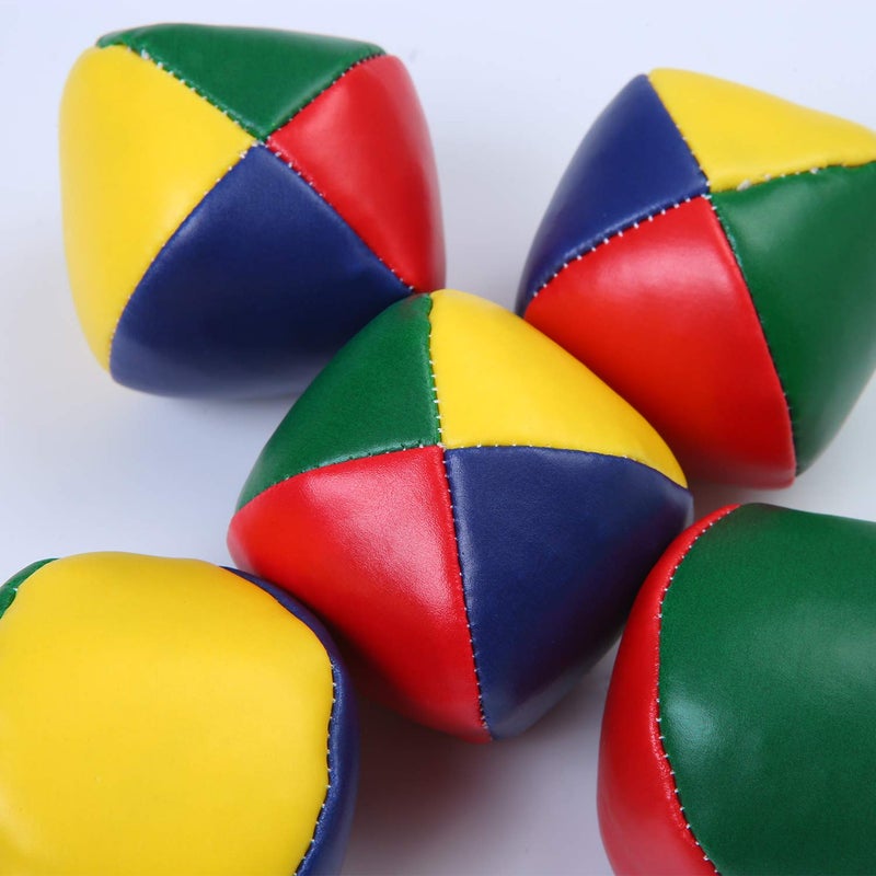 URATOT 10 Pack Juggling Balls Beginners Juggling Balls Durable and Colorful with a Bag for Juggle Toy Game - Image 3